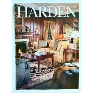 Vintage 1999 Harden Furniture Cozy Room with Fireplace Advertisement Print Ad